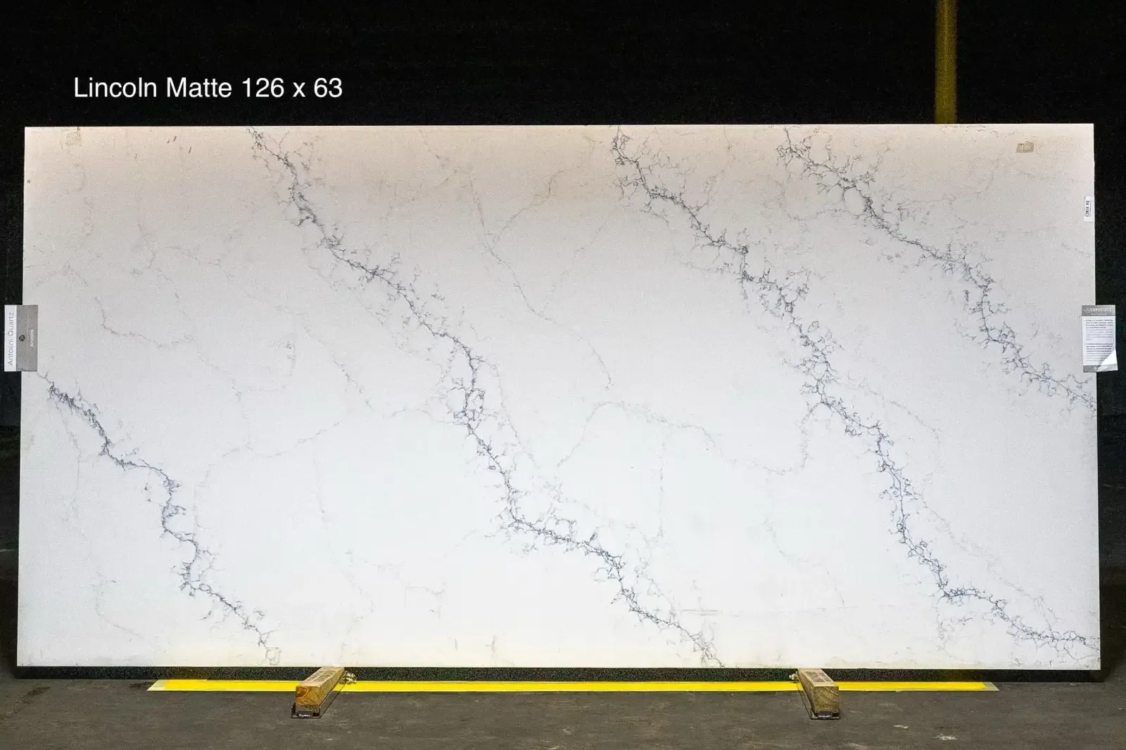Calacatta Lincoln Quartz Slab in Northridge, Los Angeles
