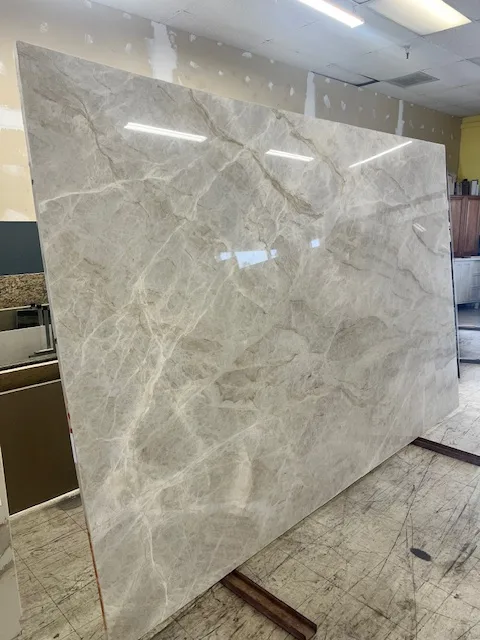 Taj Mahal Polished 2cm Quartzite Slab in Oxnard