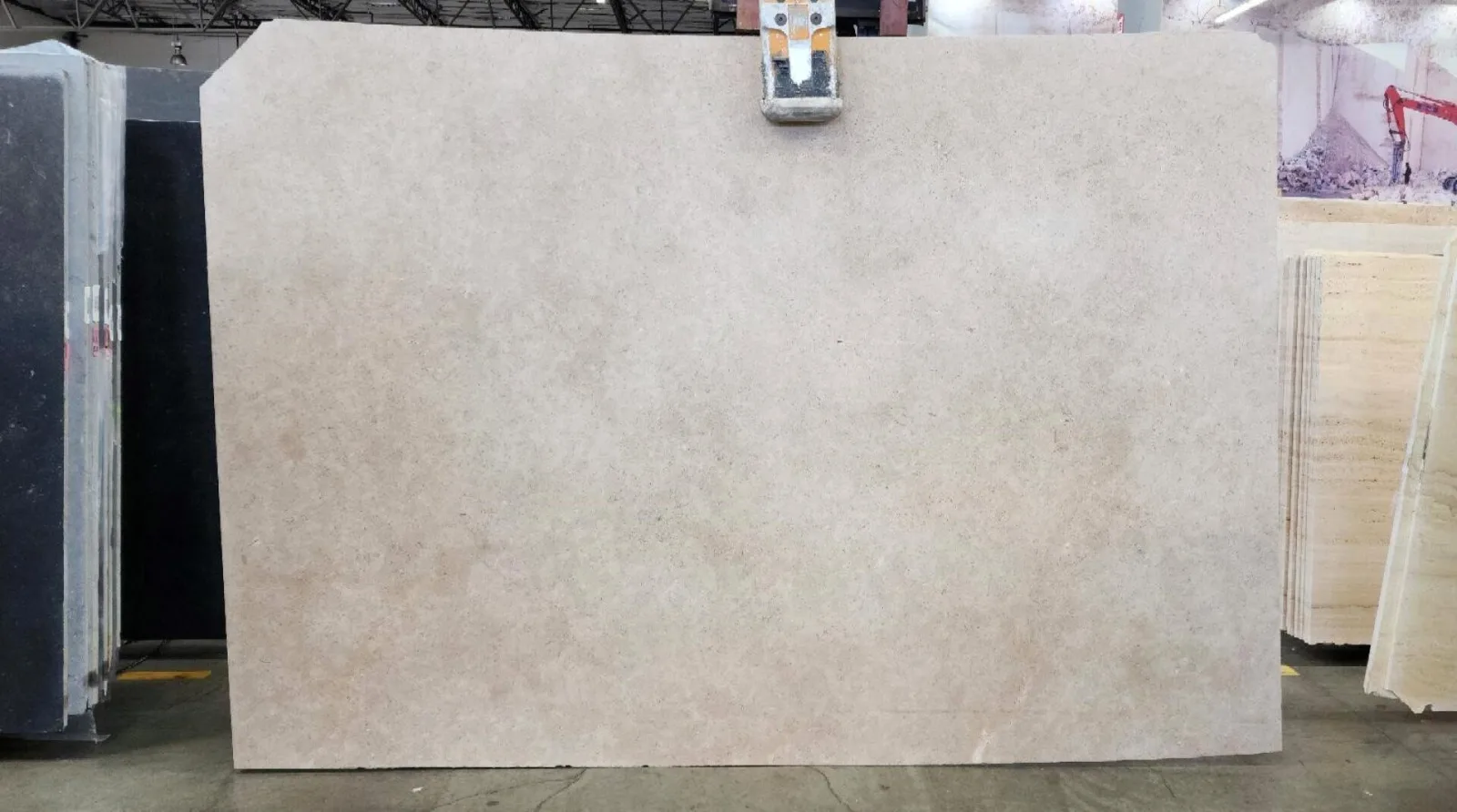 Creme St Etienne Beige Limestone Slab in Sun Valley, Los Angeles