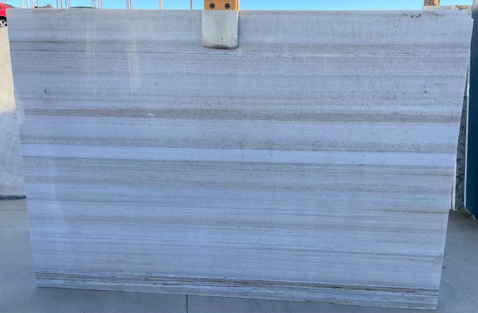 Rainbow White Marble Slab in Sun Valley, Los Angeles