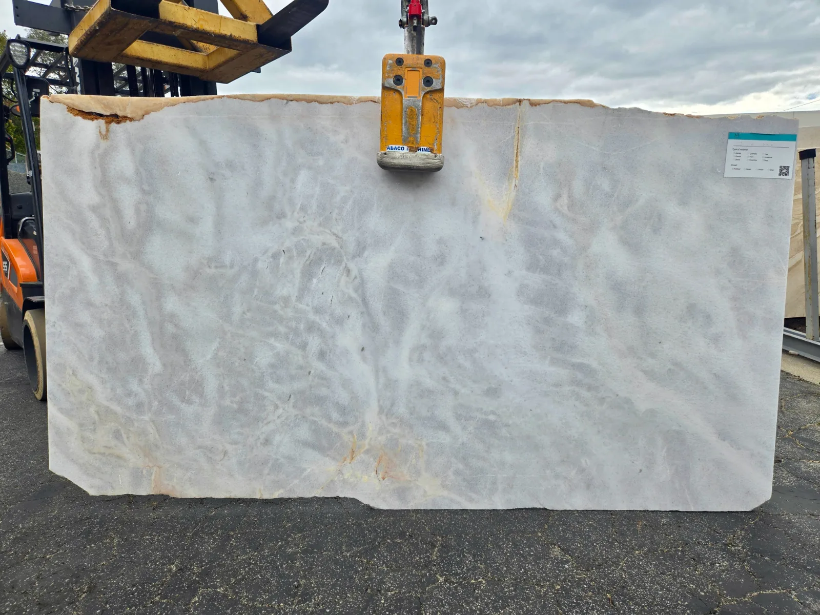 Ibiza White Marble Slab in Sun valley, Los Angeles