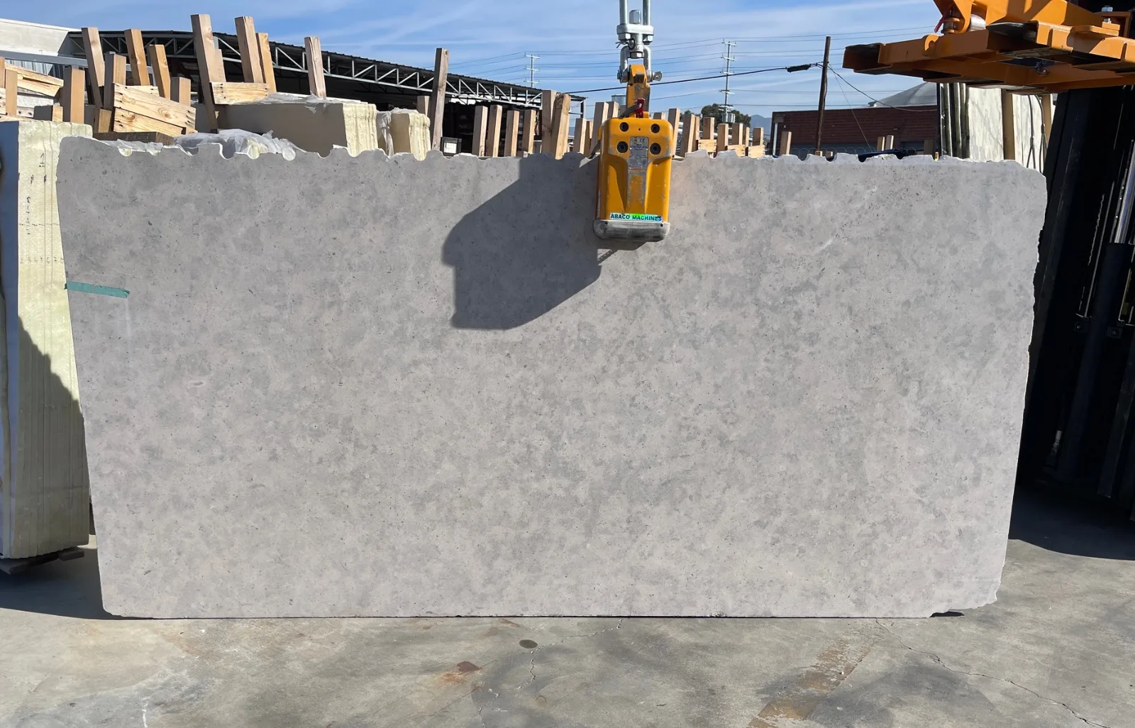 Gascogne Blue Cross Cut Limestone Slab in Van Nuys, Los Angeles