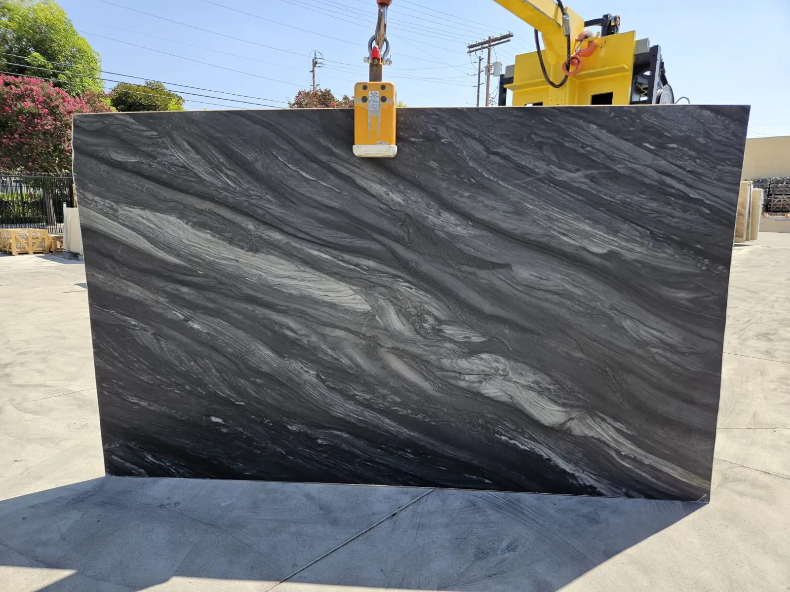 Fantasy Black Quartzite Slab in Van Nuys, Los Angeles