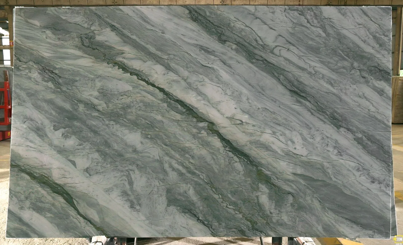 Ocean Green Quartzite Slab in Van Nuys, Los Angeles