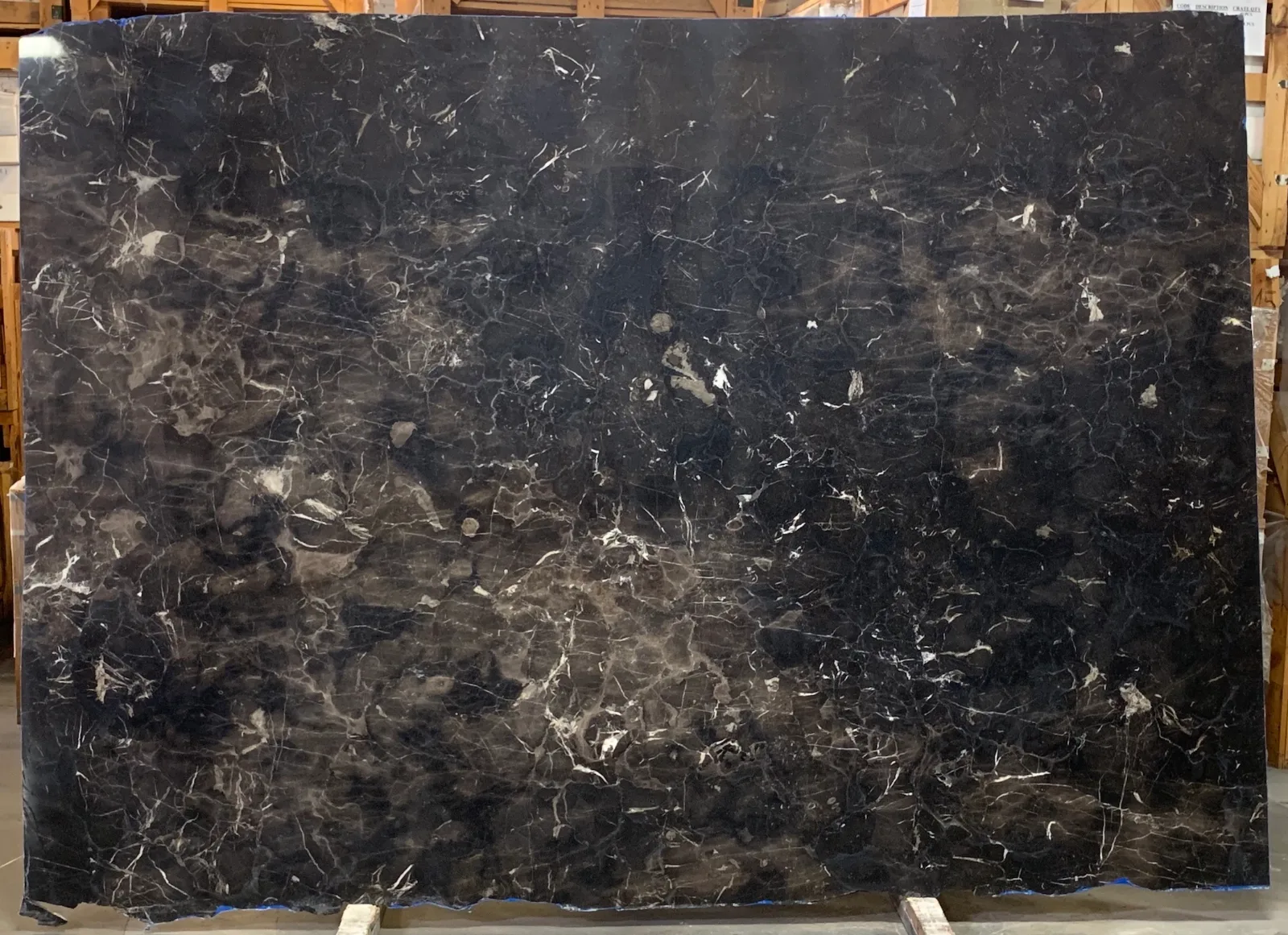Dark Emperador Marble Slab in Van Nuys, Los Angeles