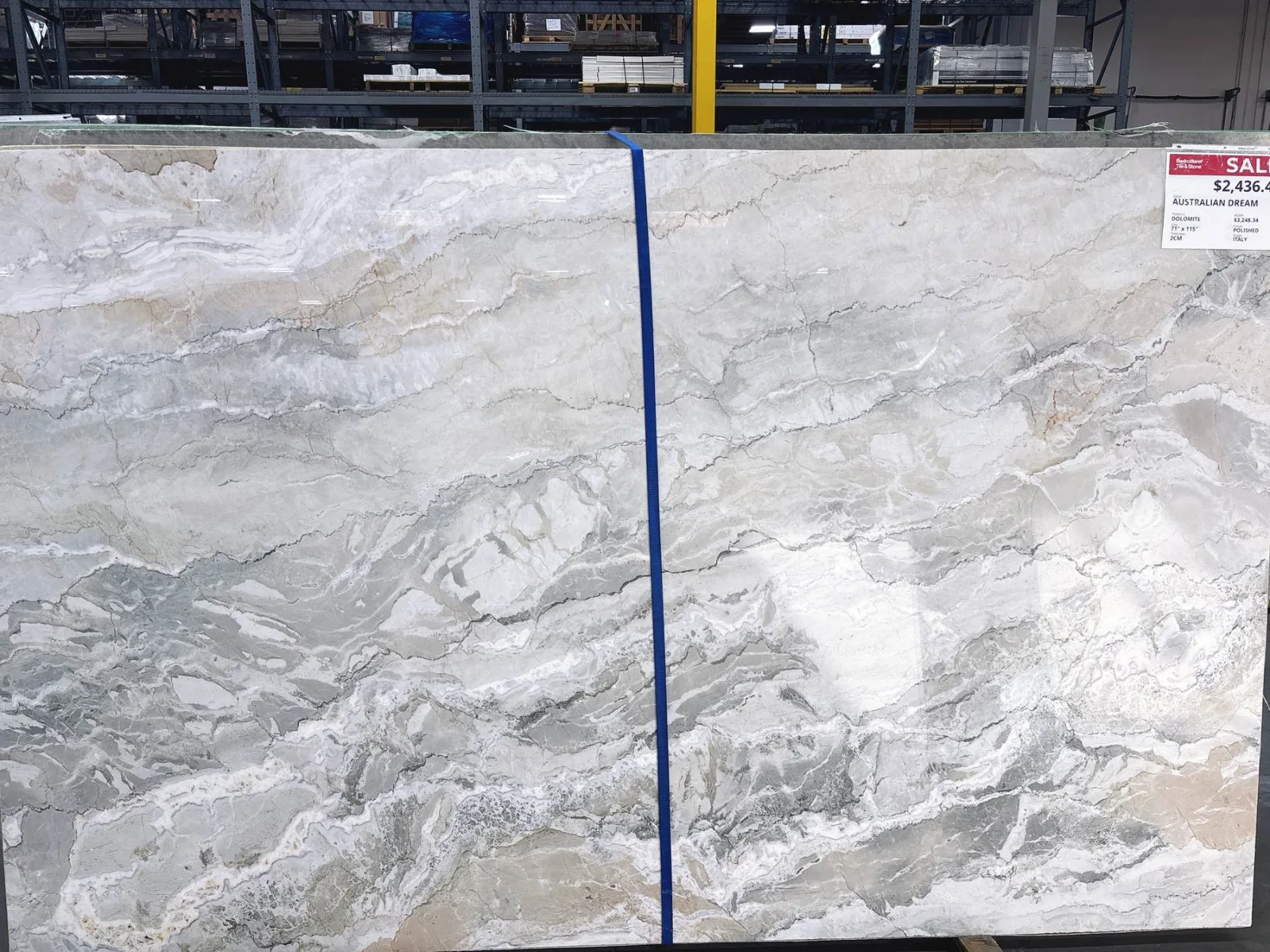 Australian Dream Dolomite Slab in Sylmar, Los Angeles