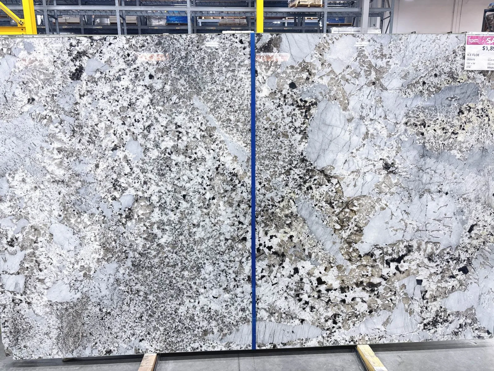 Ice Floe Granite Slab in Sylmar, Los Angeles