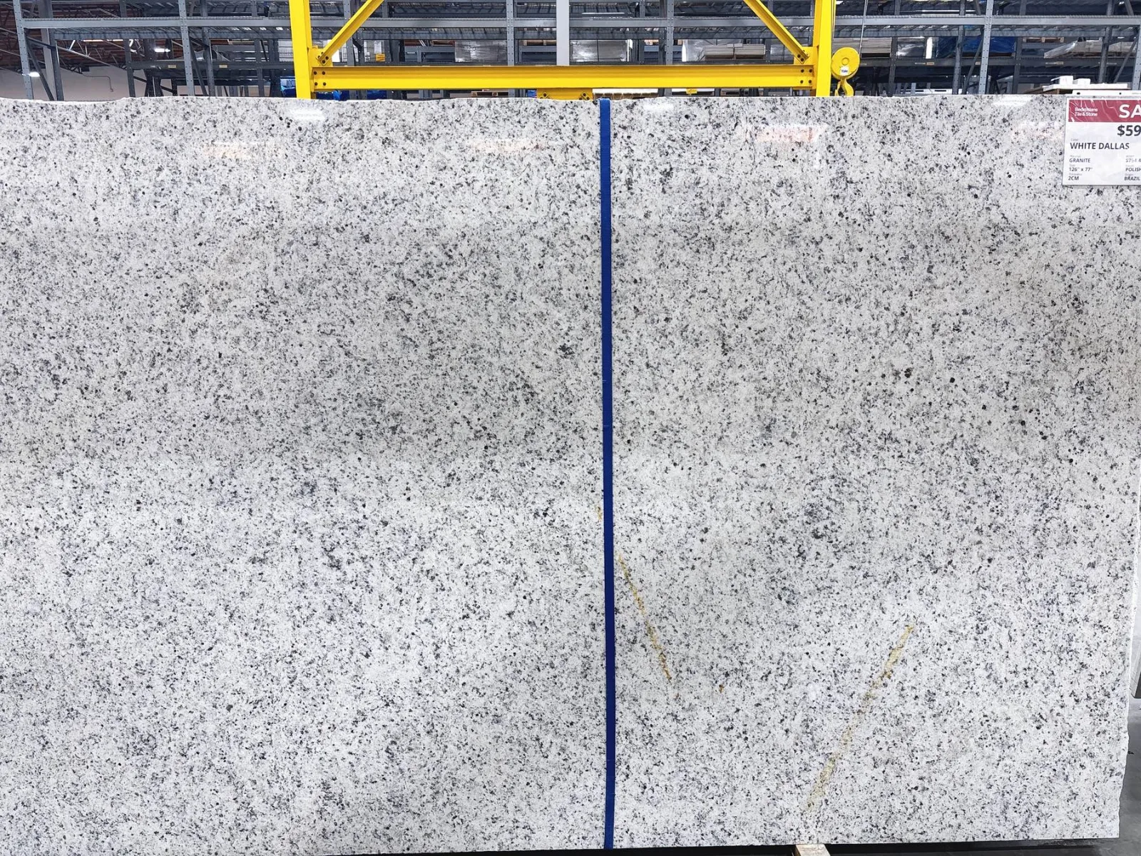 White Dallas Granite Slab in Sylmar, Los Angeles