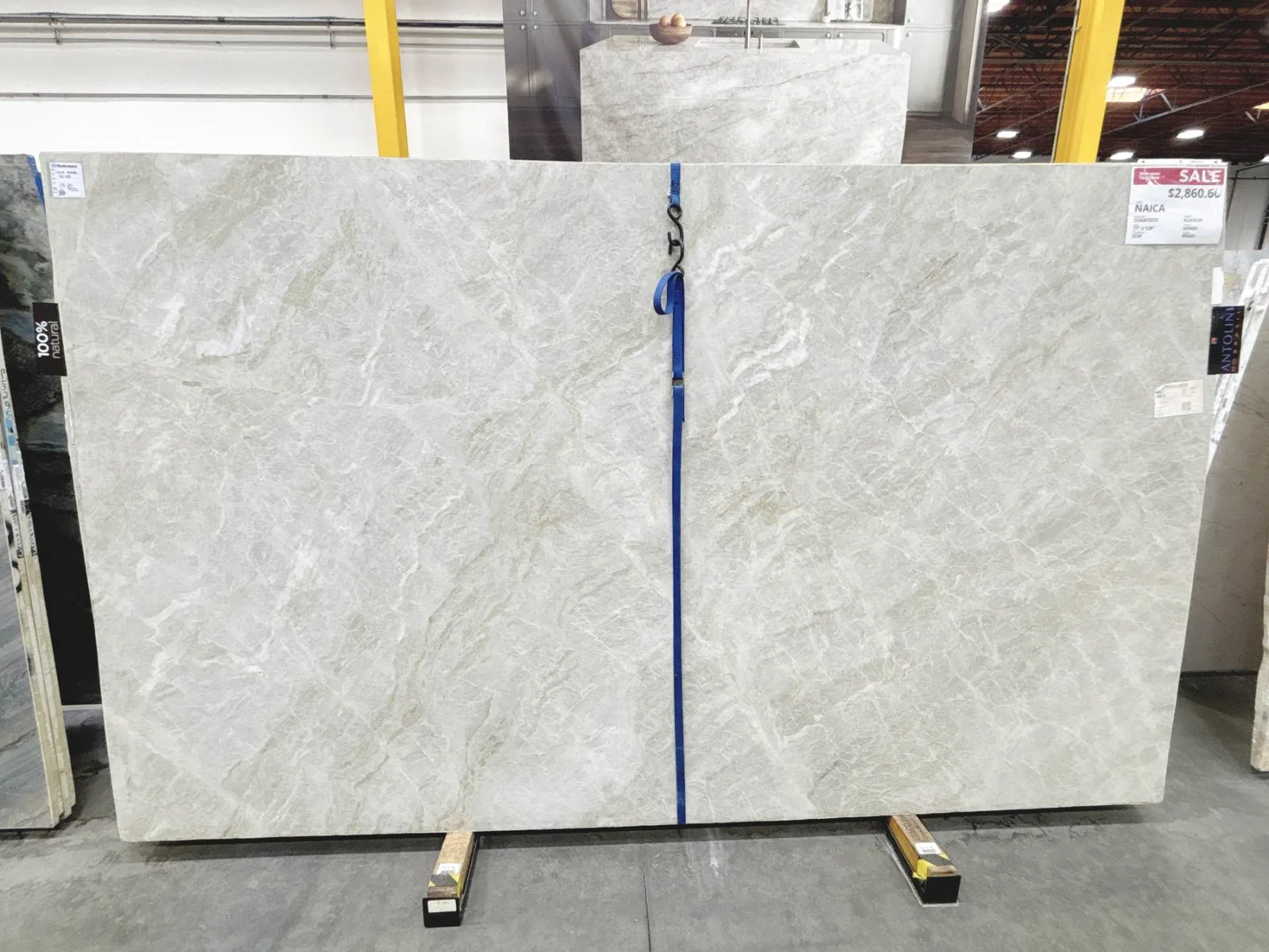 Naica-taj Mahal Quartzite Slab in Sylmar, Los Angeles