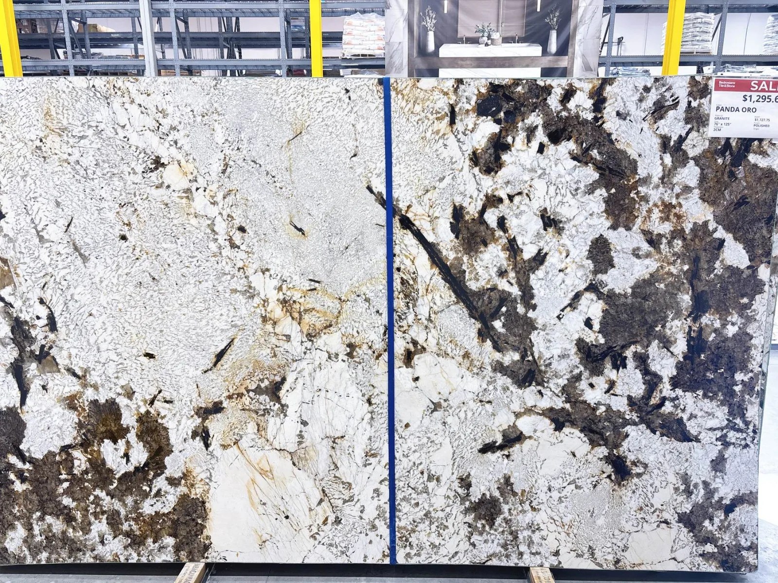 Panda Oro Granite Slab in Sylmar, Los Angeles