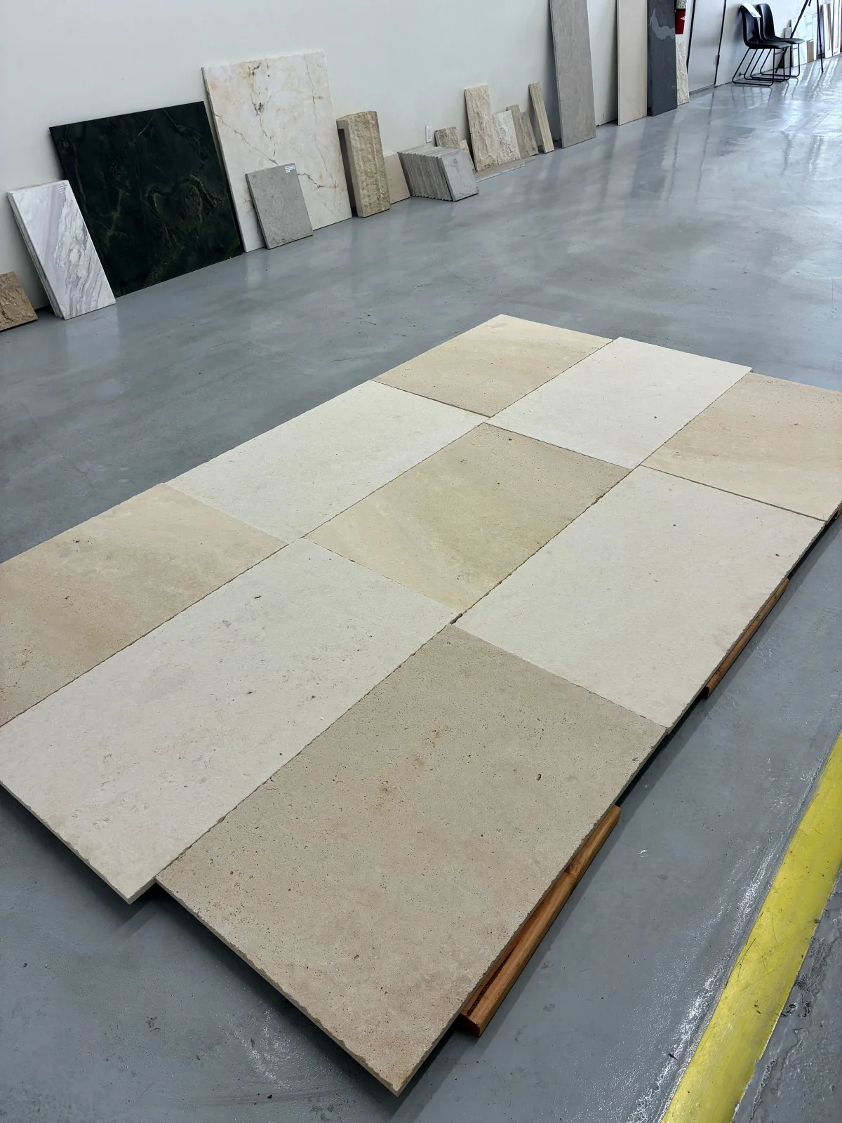 Combe Roche Limestone Slab in Van Nuys, Los Angeles