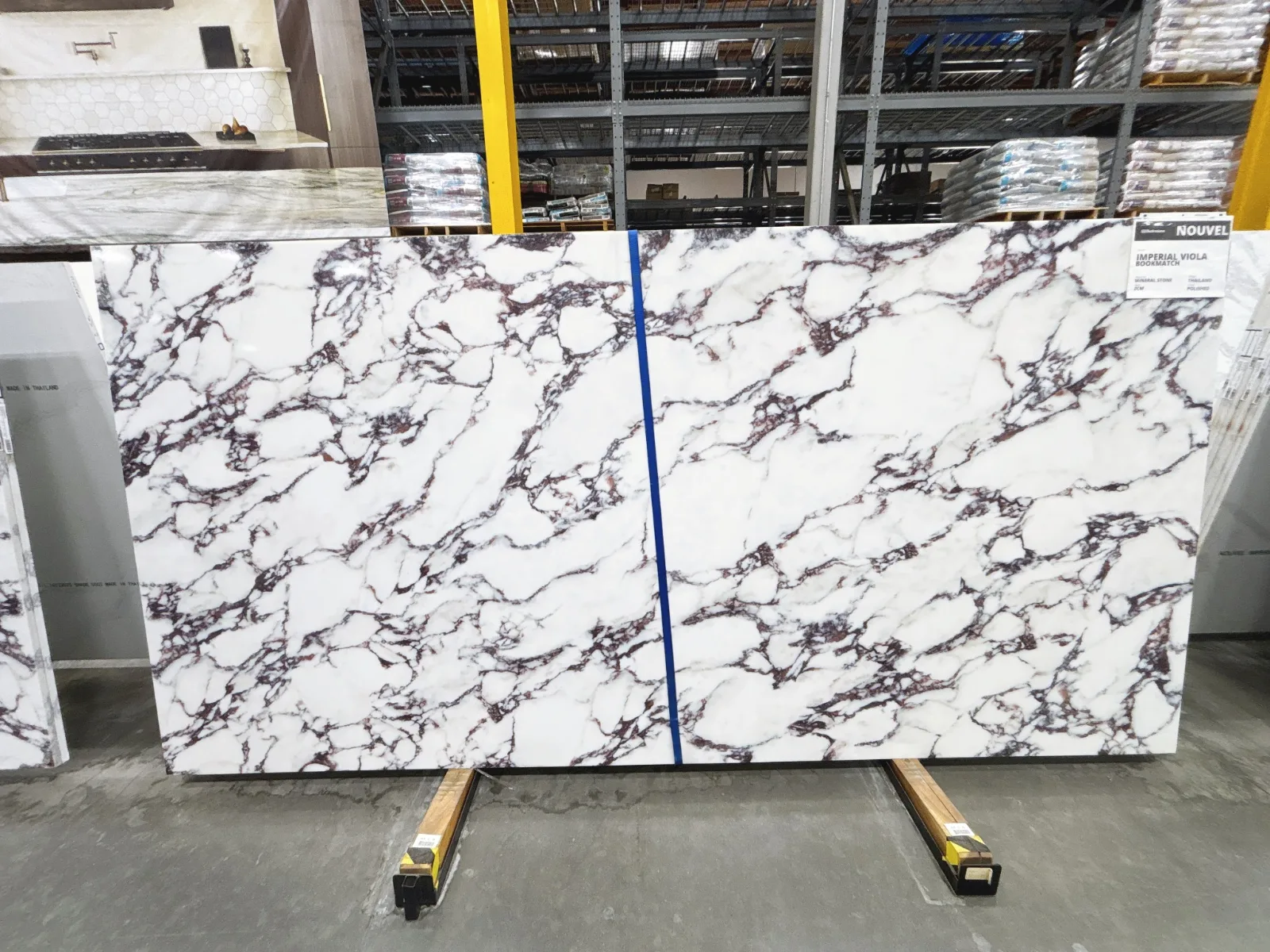 Nouvel Imperial Viola Quartz Slab in Sylmar, Los Angeles
