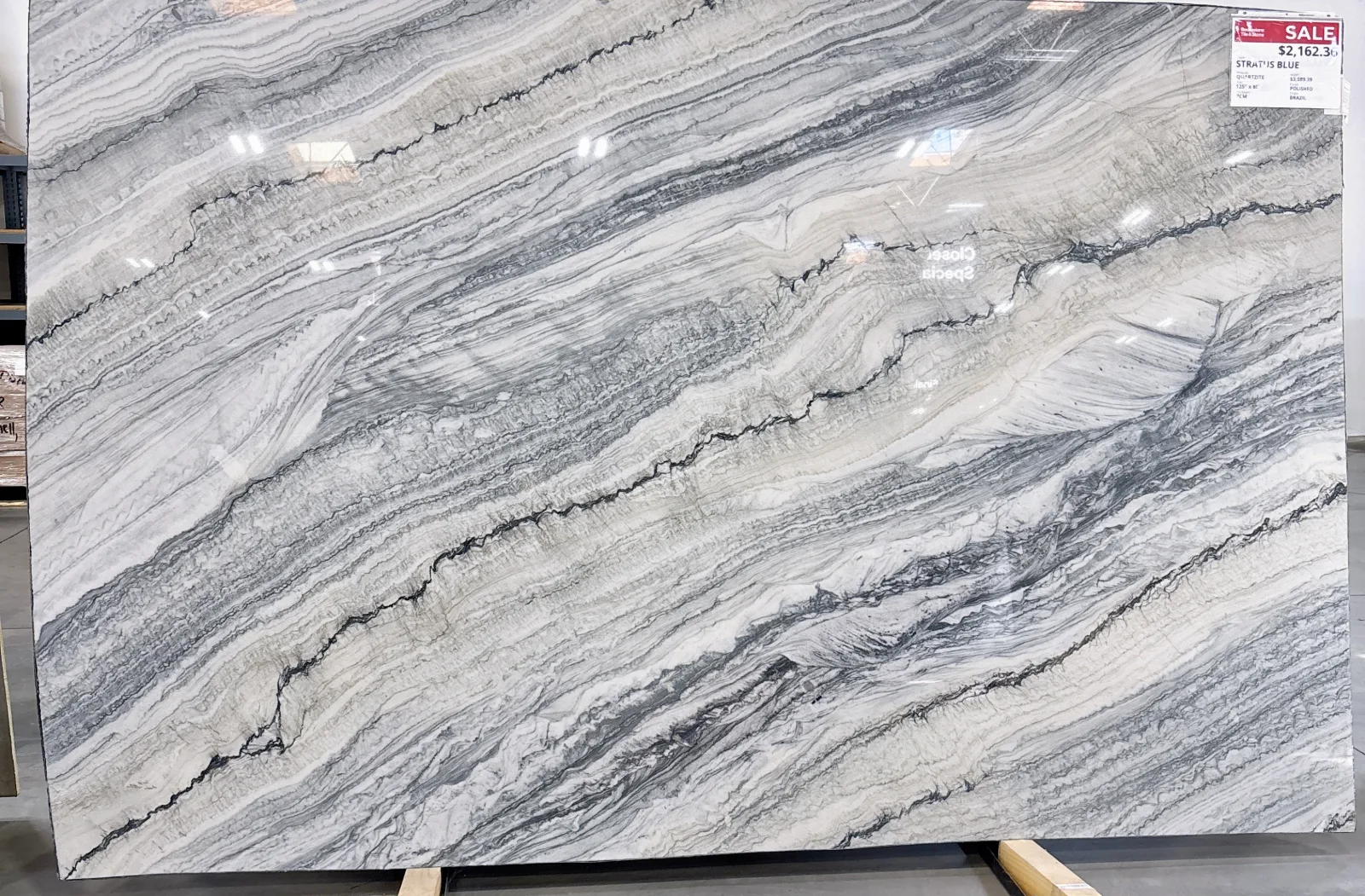 Stratus Blue Quartzite Slab in Sylmar, Los Angeles