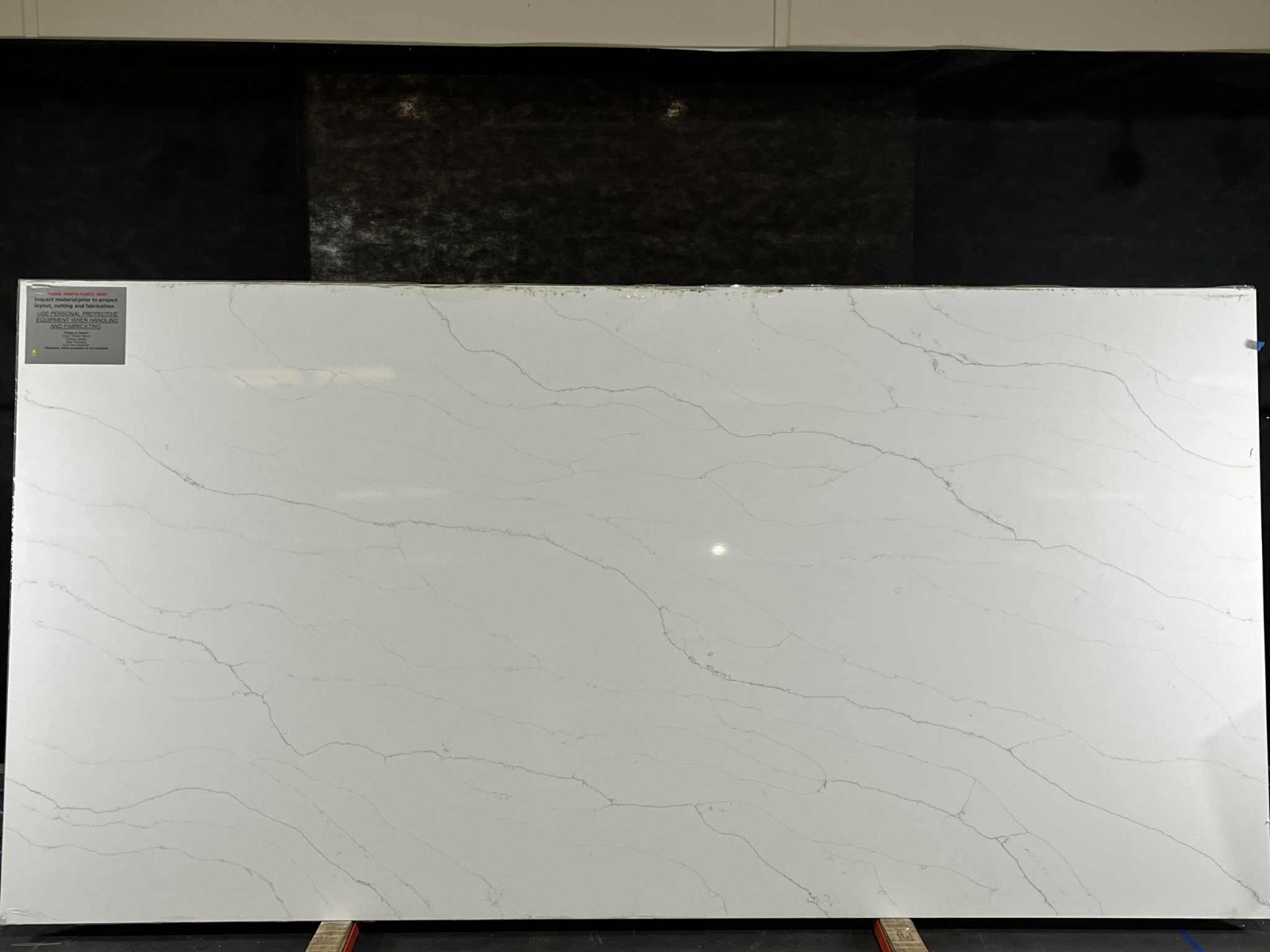 Sanibel - Zero Crystalline Silica Quartz Slab in Orange