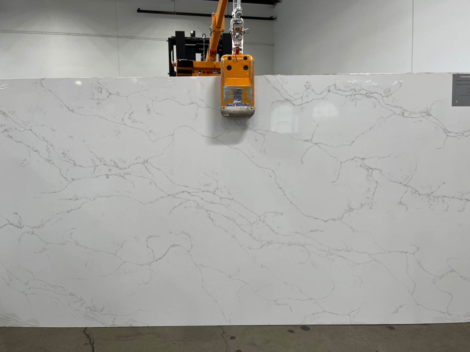 Maya Quartz Slab in Orange