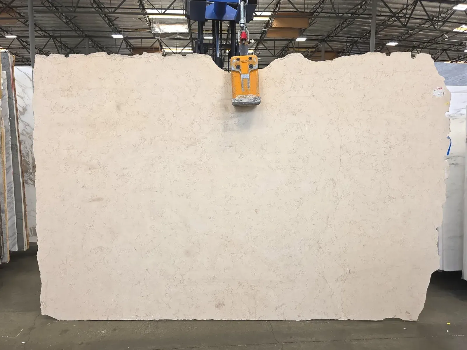 Golden Cream Giallo Atlantide Limestone Slab in Los Angeles