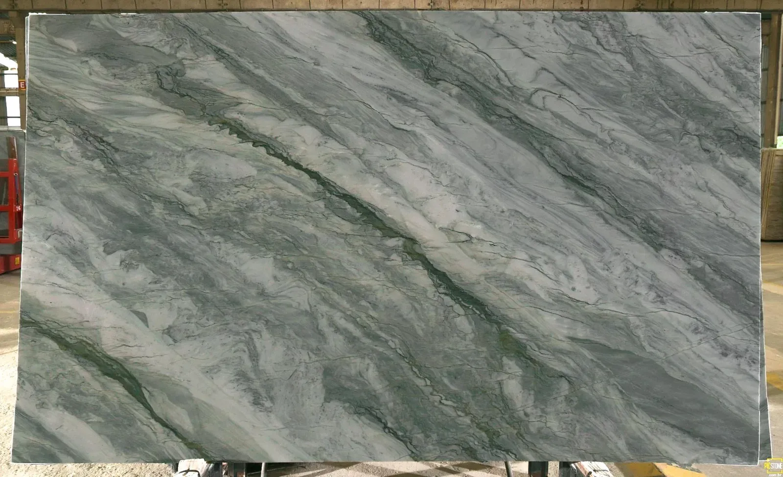 Ocean Green Quartzite Slab in Van Nuys, Los Angeles
