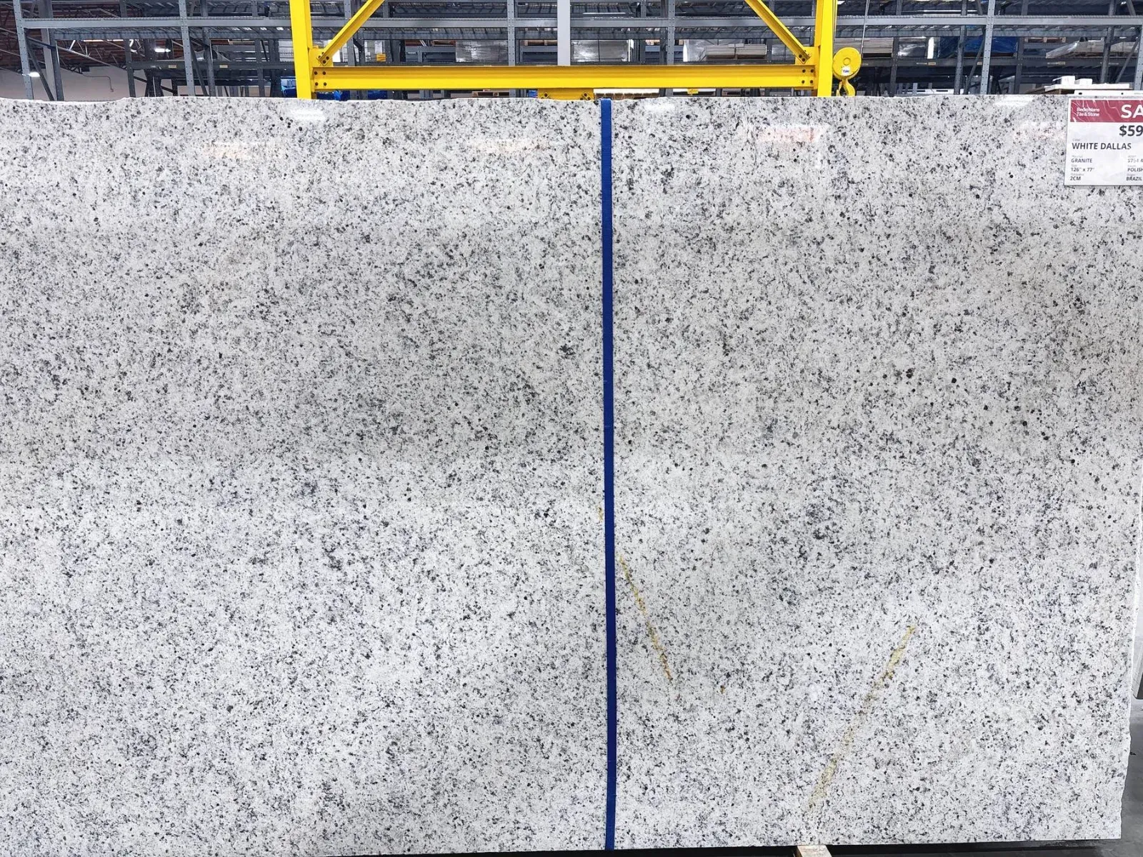 White Dallas Granite Slab in Sylmar, Los Angeles