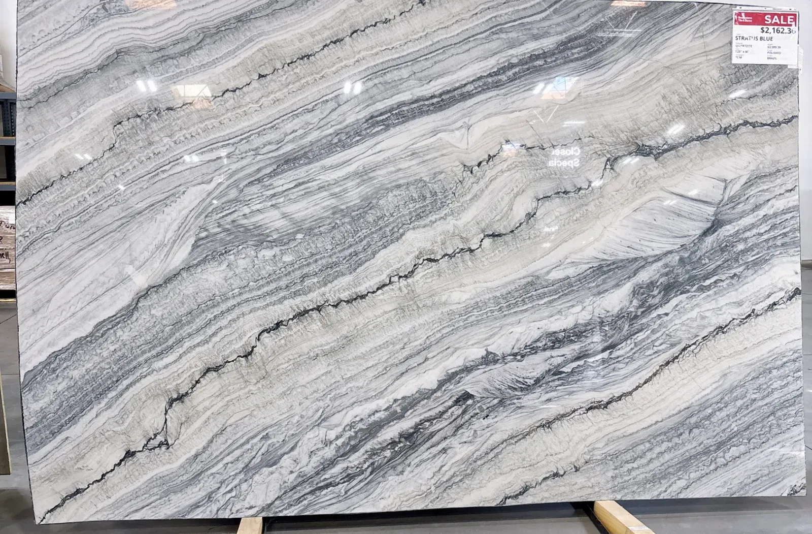 Stratus Blue Quartzite Slab in Sylmar, Los Angeles