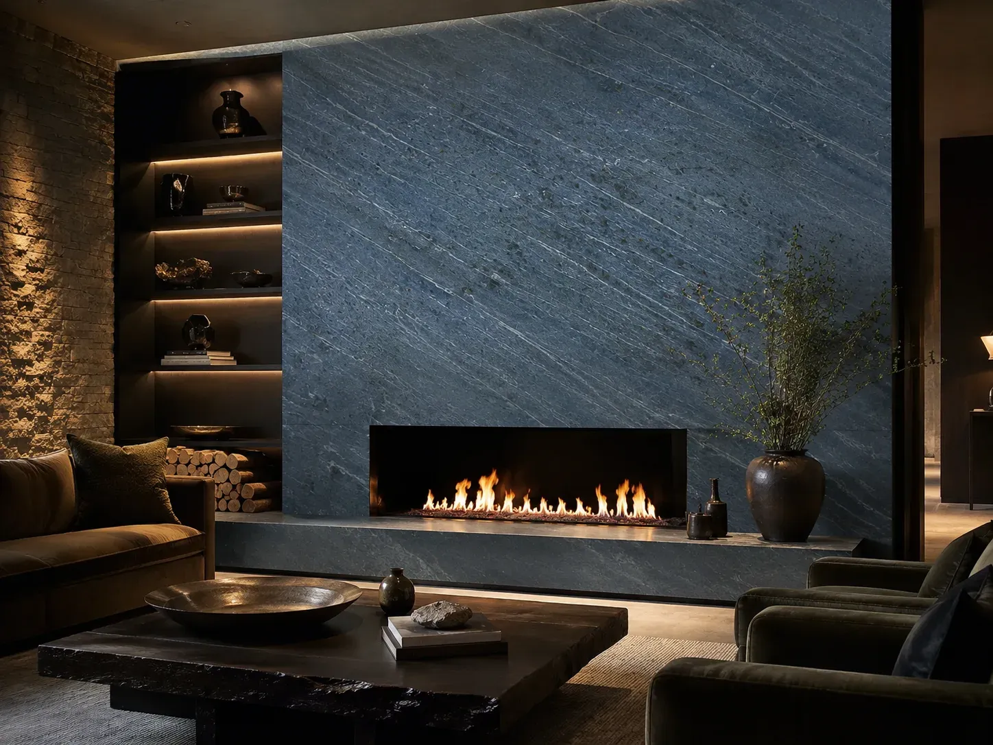 Pietra Del Cardoso Soapstone — Fireplace Inspiration