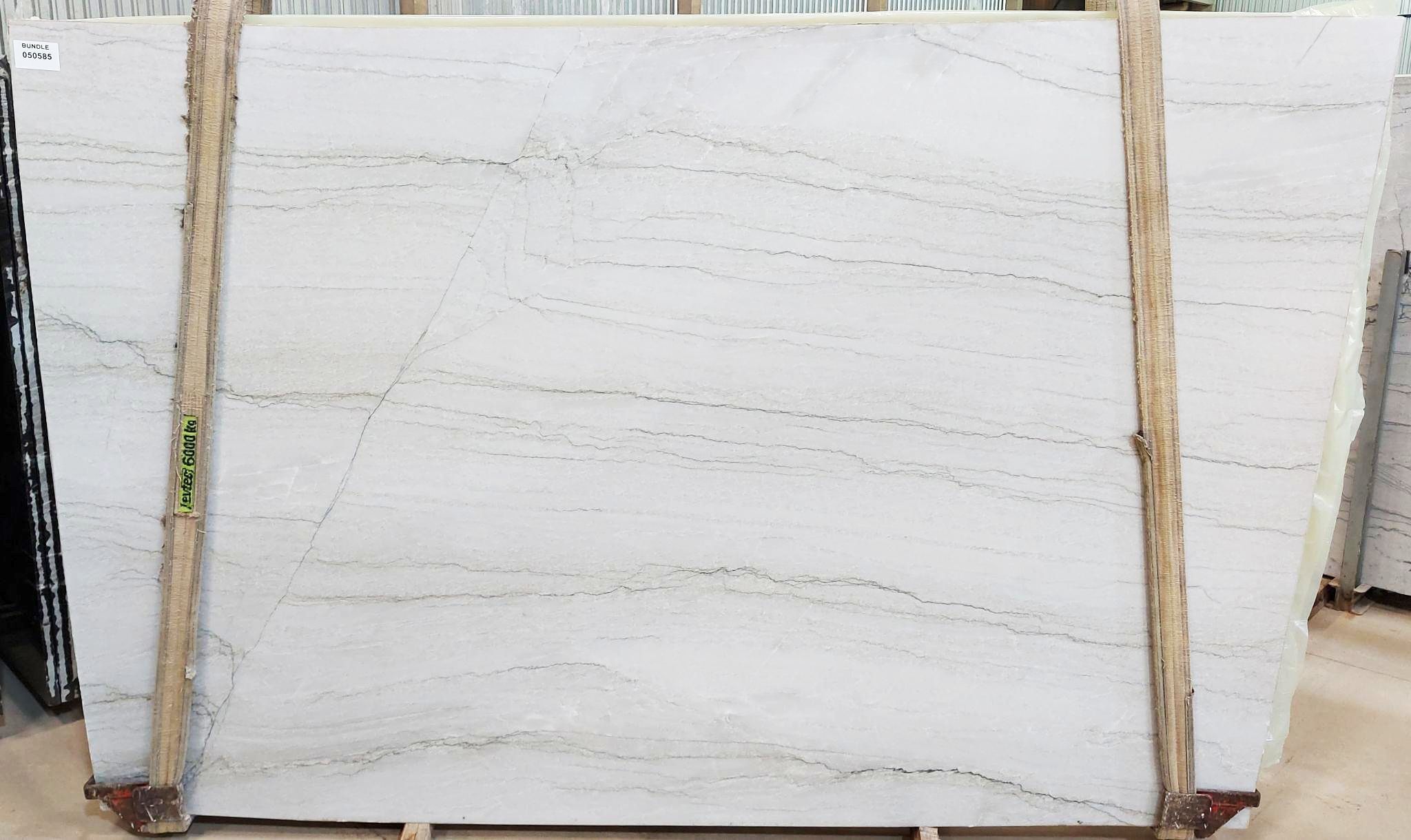 White Macaubas Quartzite Slab in Sun Valley, Los Angeles