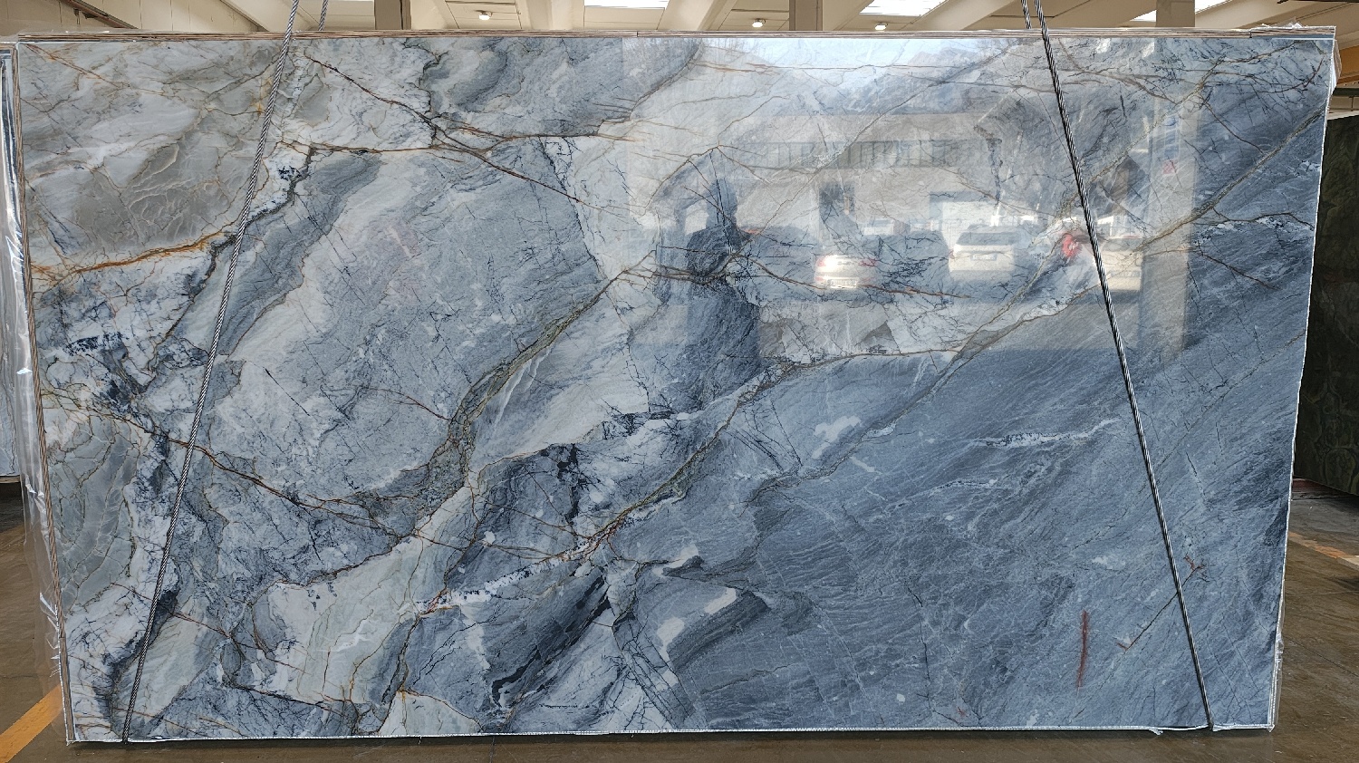 Ijen Blue Quartzite Slab in Sun Valley, Los Angeles