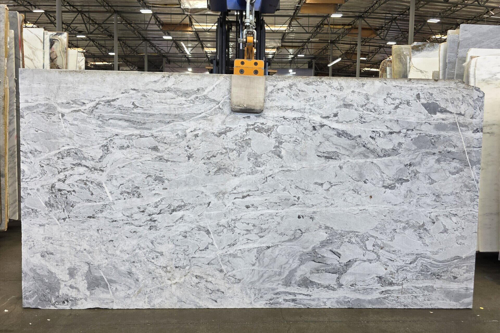 Bardiglio Nuvolato Marble Slab in Sun Valley, Los Angeles