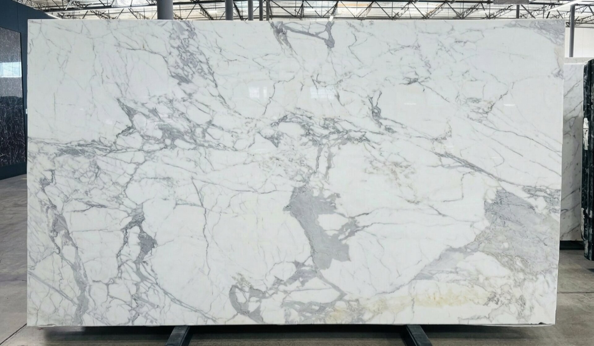 Statuario Extra Marble Slab in Sun Valley, Los Angeles