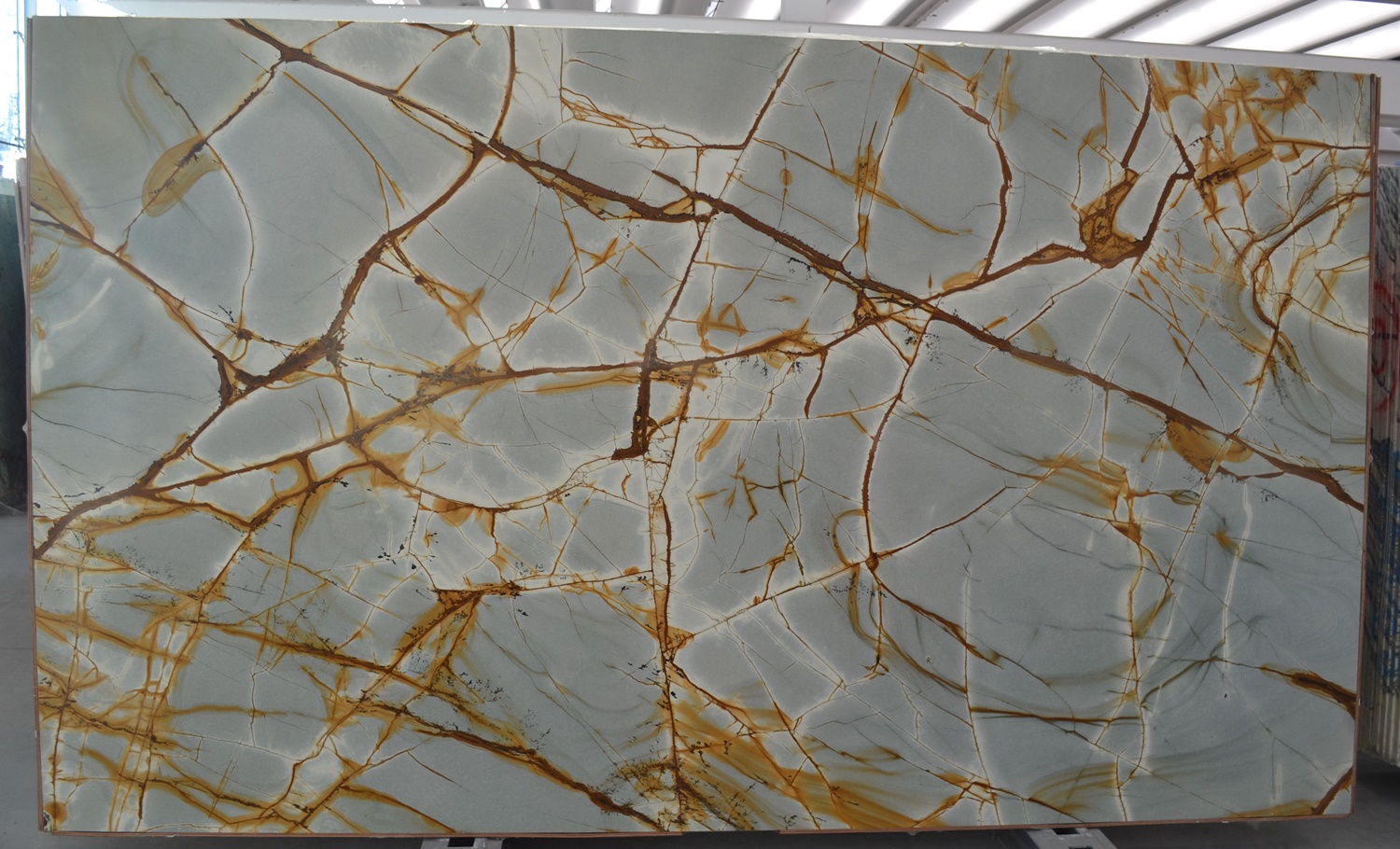 Blue Roma Quartzite Slab in Sun Valley, Los Angeles