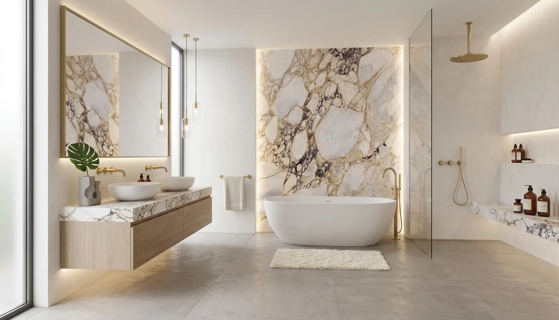 Calacatta Vagli Marble Slab in Sun Valley, Los Angeles