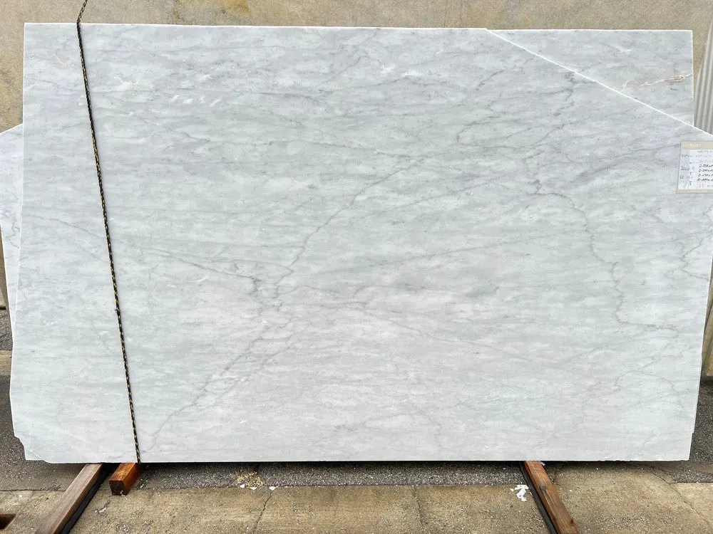 Carrara White Classic Marble Slab in Sun Valley, Los Angeles