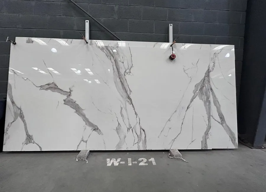 Calacatta Borgo Tech Porcelain Slab in North Hollywood, Los Angeles