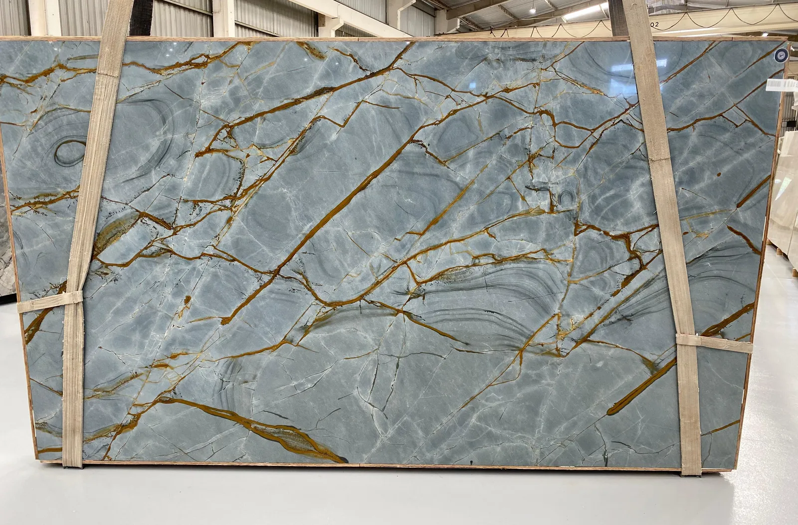 Blue Roma Quartzite Slab in Los Angeles