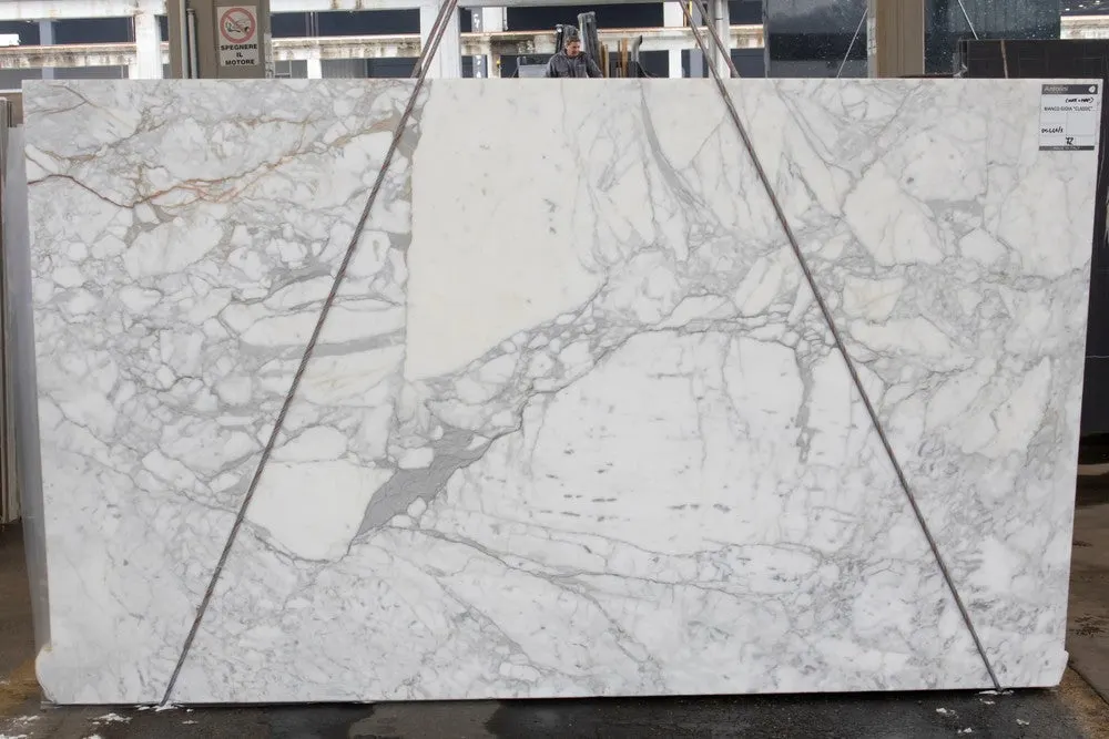 Carrara White C Classic Marble Slab in Sun Valley, Los Angeles