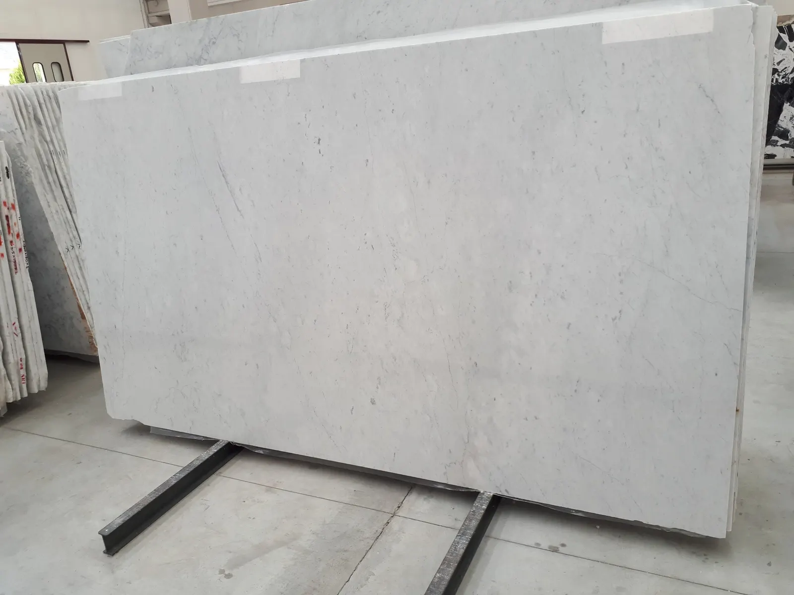 Bianco Carrara Marble Slab in North Hollywood, Los Angeles