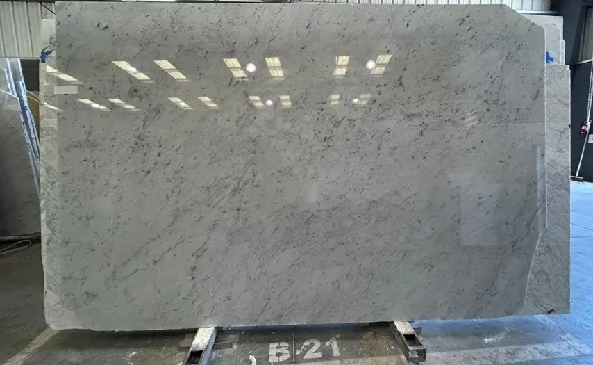 Bianco Carrara Extra Marble Slab in North Hollywood, Los Angeles