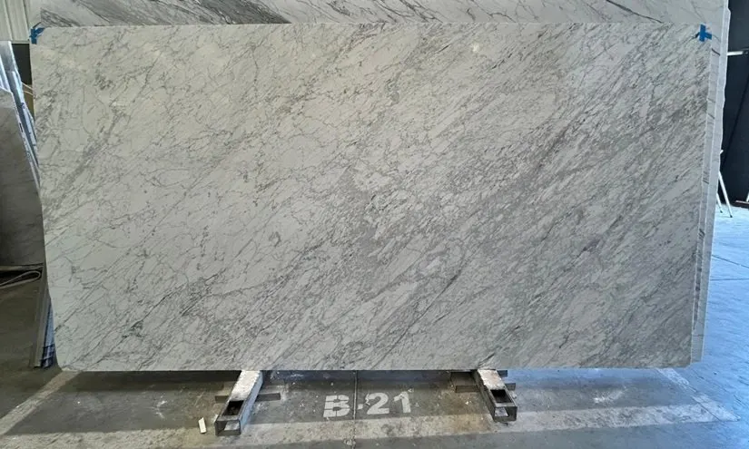 White Carrara Marble Slab in North Hollywood, Los Angeles