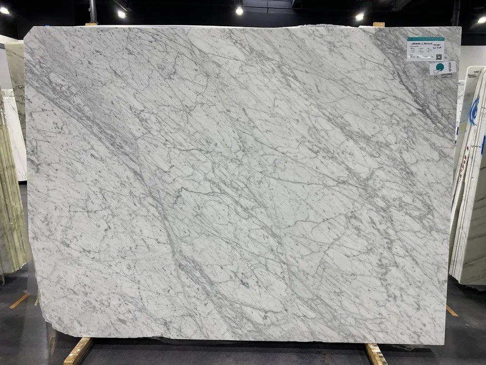 Carrara White C Premium Marble Slab in Sun Valley, Los Angeles