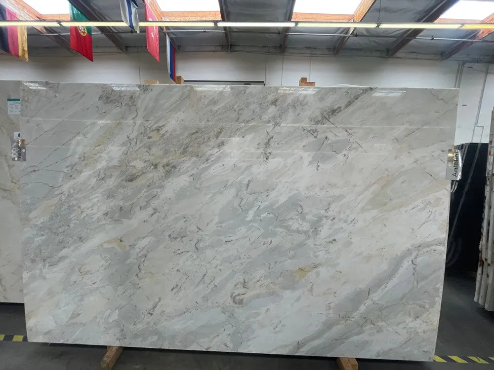Silver Matarazzo Quartzite Slab in Sun Valley, Los Angeles