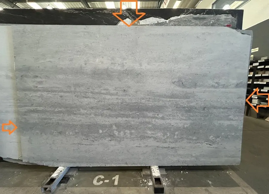 Moon Grey Marble Slab in North Hollywood, Los Angeles