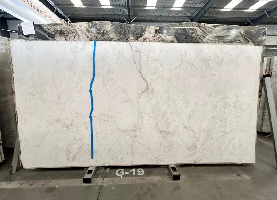 Cristallo Extra Quartzite Slab in North Hollywood, Los Angeles