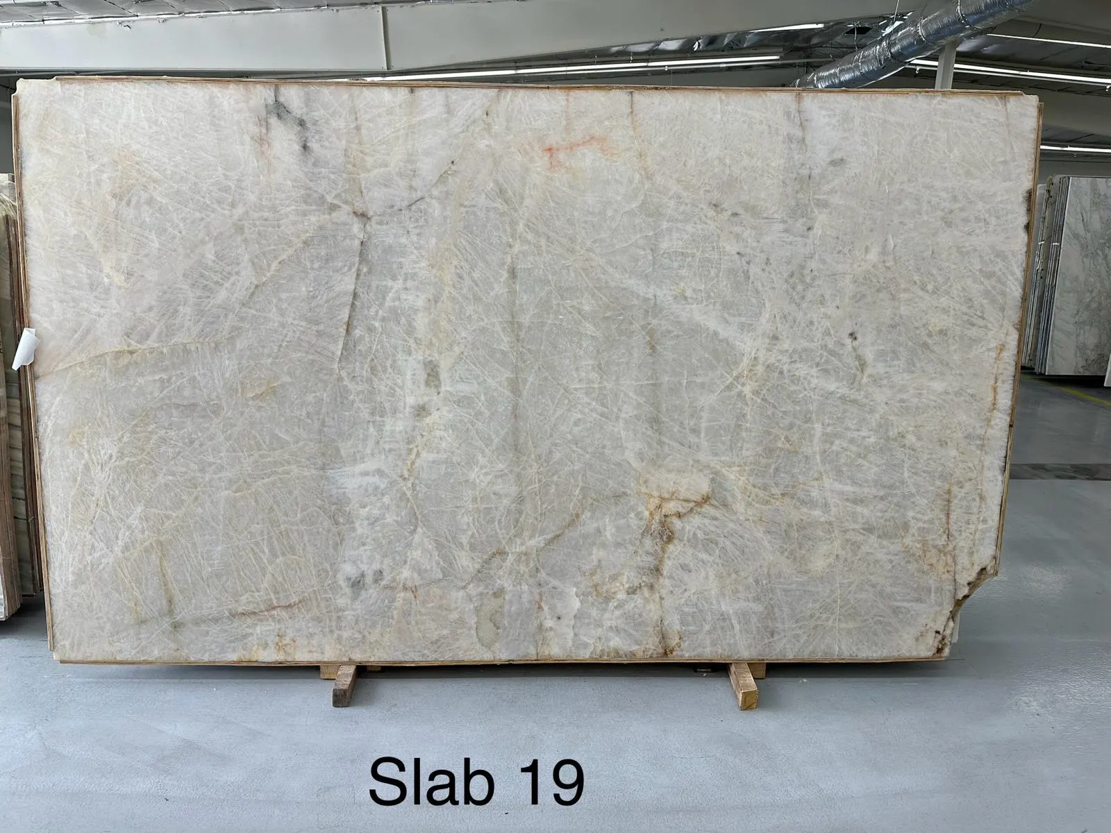 Crystallo Sky Quartzite Slab in Van Nuys, Los Angeles