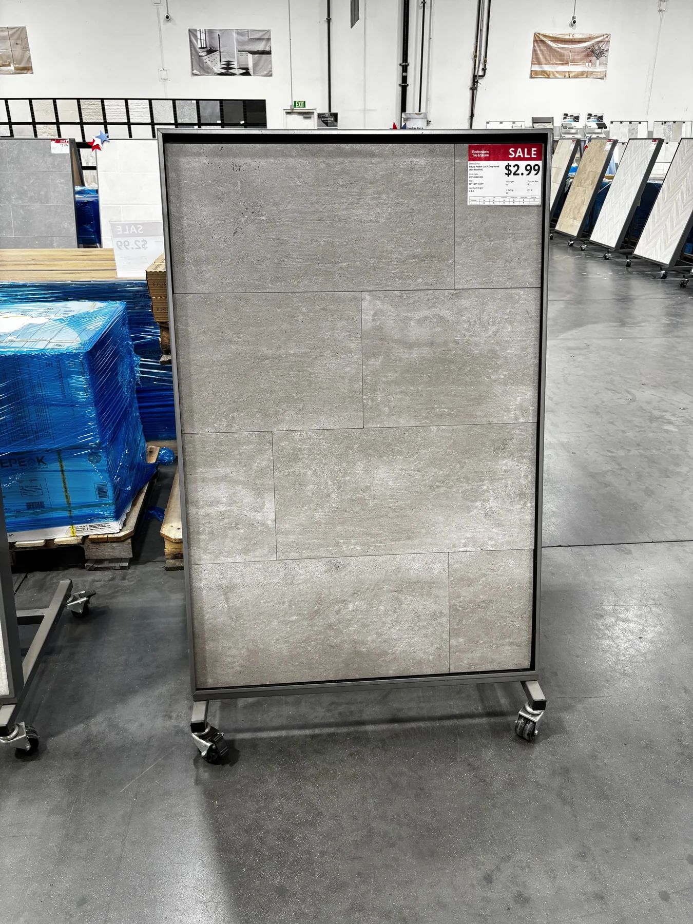 Simply Modern 12x24 Field Tile Grey Porcelain in Sylmar, Los Angeles