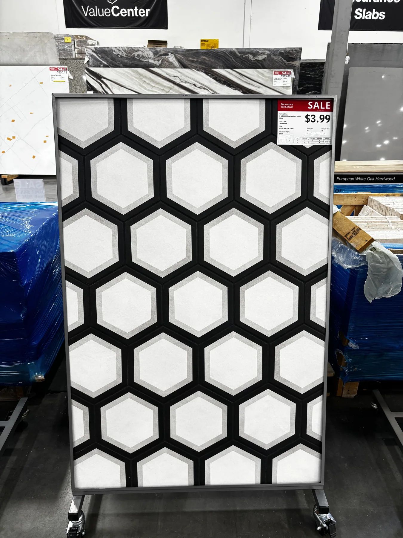 Allora Hex Deco Telaio 8/12x10 Porcelain Tile in Sylmar, Los Angeles