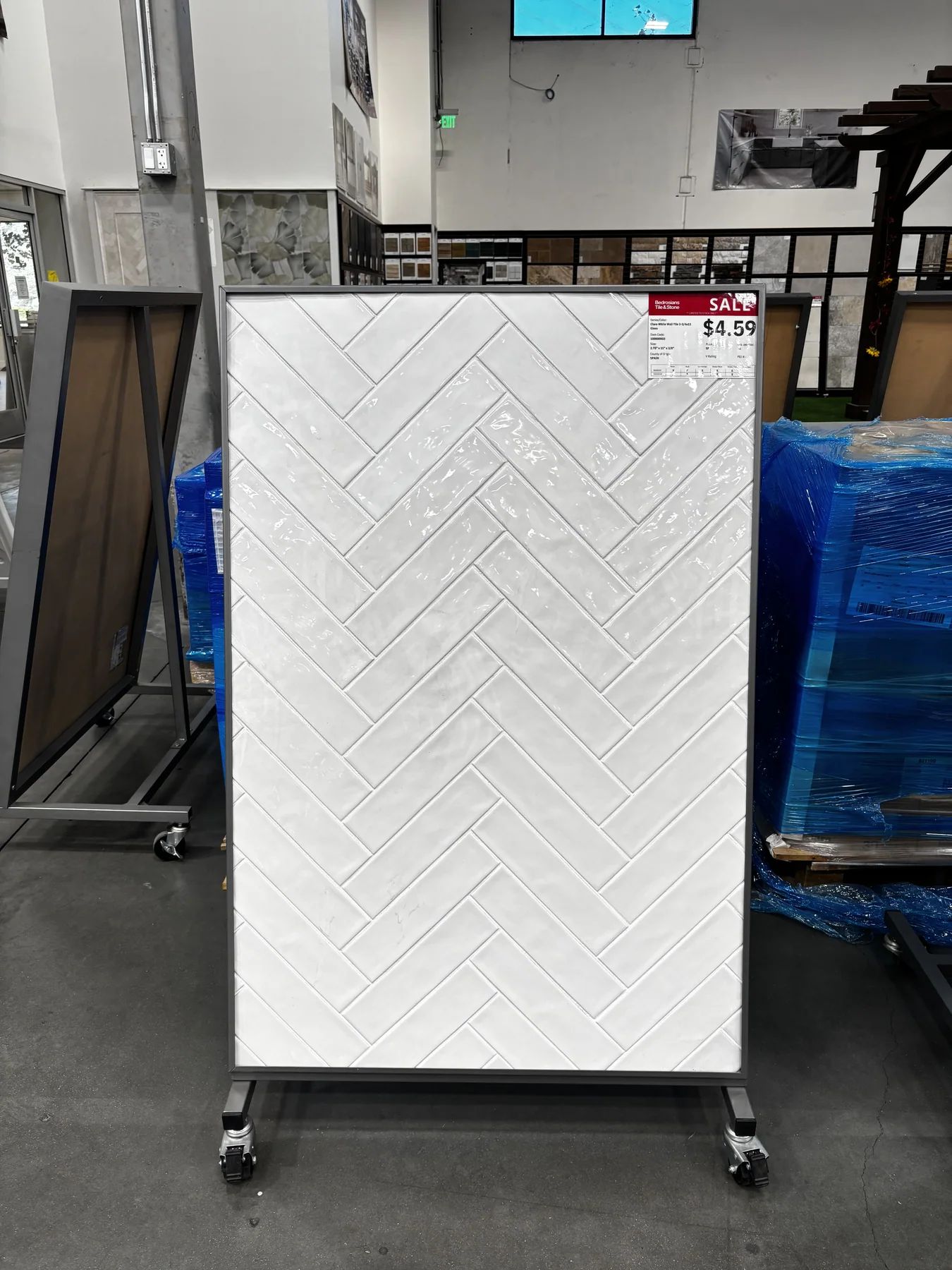 Clara White Glossy Wall Tile 2-3/4x11 Porcelain in Sylmar, Los Angeles