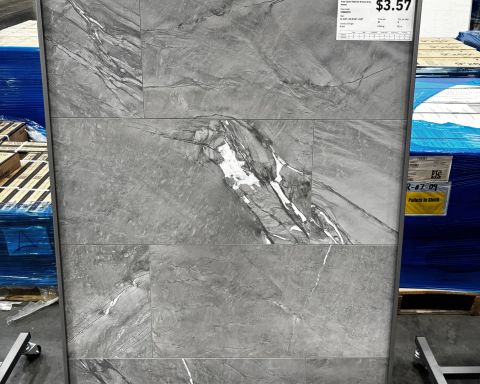 Prati 12x24 Field Tile Breccia Grey Honed Porcelain in Sylmar, Los Angeles
