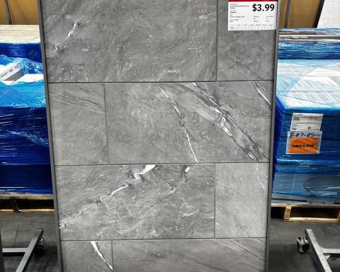 Prati 12x24 Field Tile Breccia Grey Polished Porcelain in Sylmar, Los Angeles