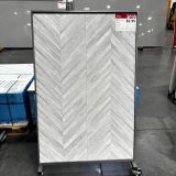 Textuality Grey Texture Design 16x47 Porcelain