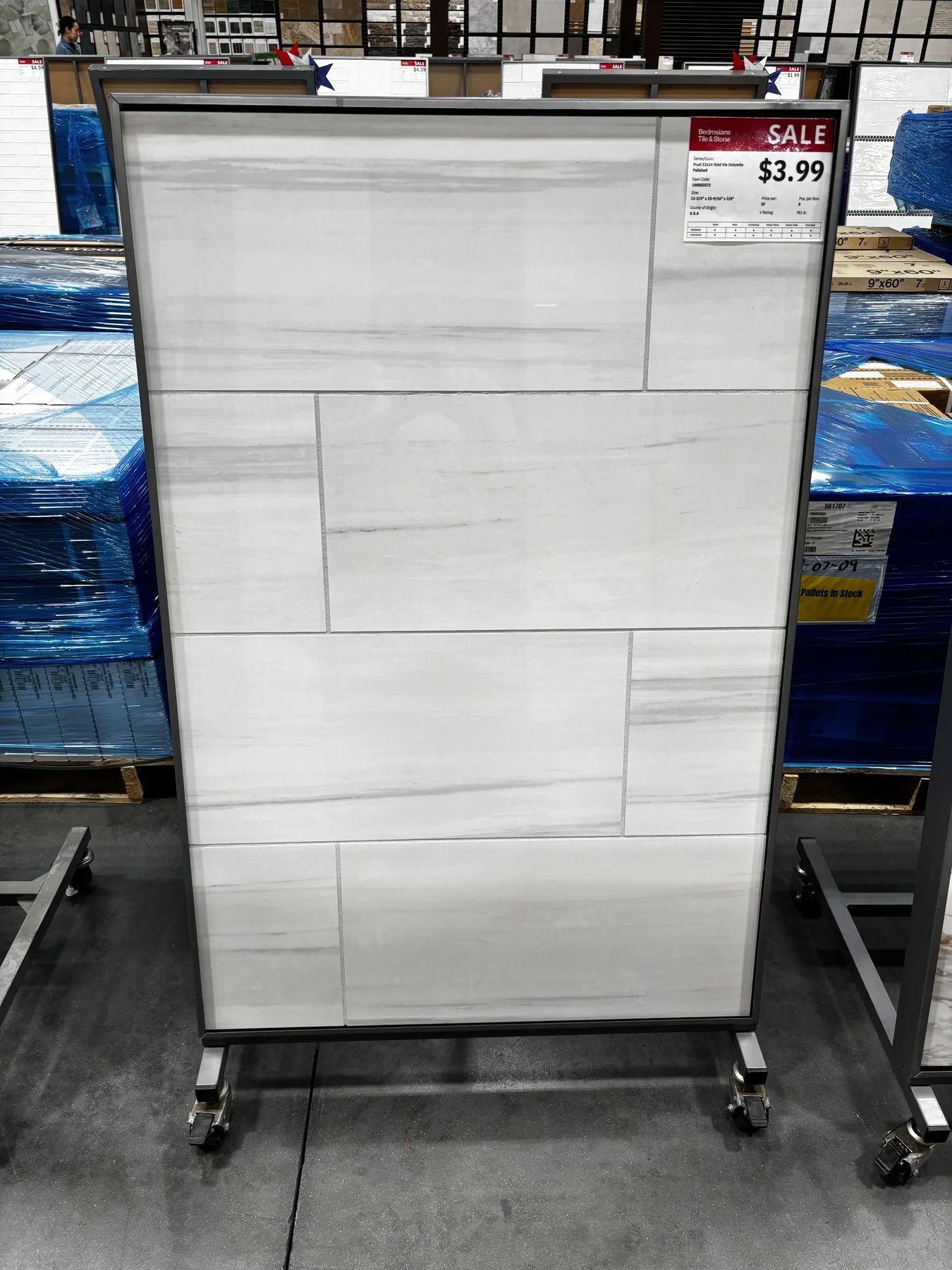 Prati 12x24 Field Tile Dolomite Polished Porcelain in Sylmar, Los Angeles