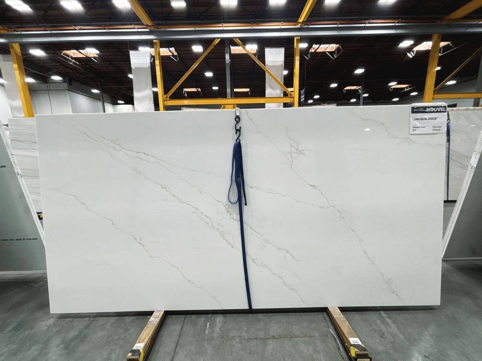 Nouvel Lincoln Gold Mineral Composite Slab in Sylmar, Los Angeles